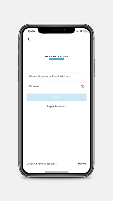 Men’s Hair House Screenshot