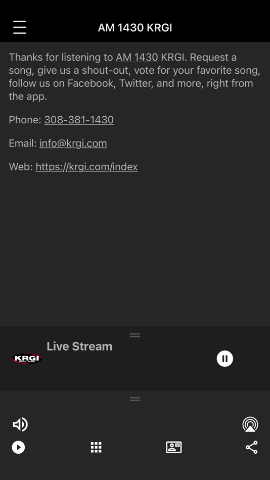 #3. AM 1430 KRGI (iOS) 게시자: Alan Usher