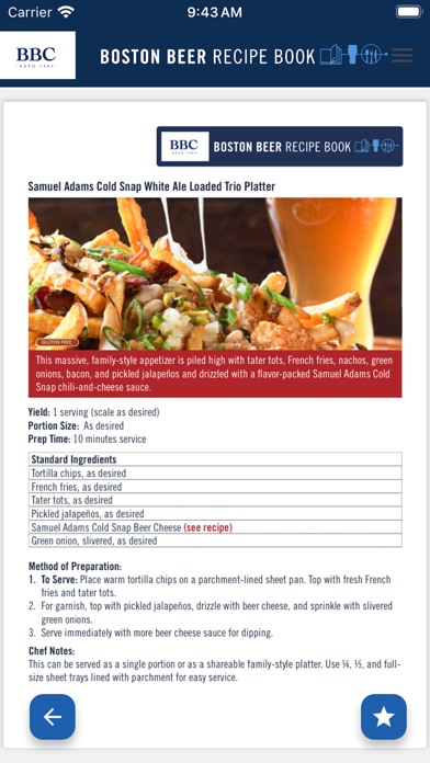 Boston Beer Recipe Book Screenshot