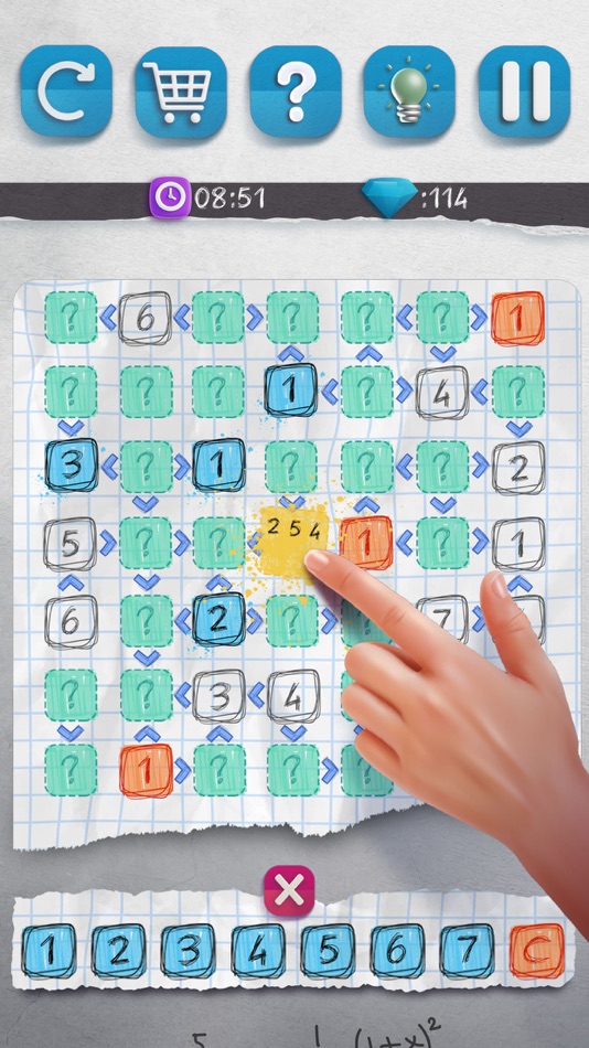 #3. Solve The Grid (iOS) 由: PLAYTOUCH
