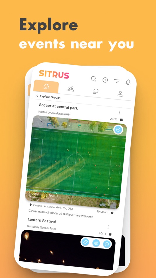 #2. Sitrus Meets – Groups & Events (iOS) 由: Lazain Weeratunga