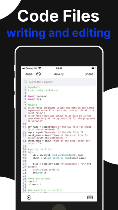 Text Editor and Scanner Screenshot