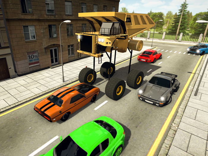 Park Heavy Loader Dumper Truck