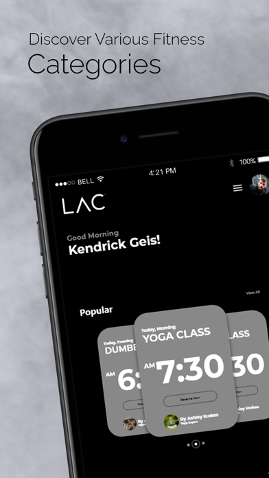 Leander Athletic Club Screenshot