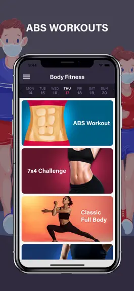 Game screenshot Abs Workout Fit Body Exercises mod apk