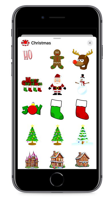 Screenshot #1 pour Christmas Silly Fun Stickers