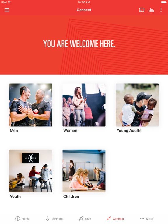Crossline Church iPad screenshot 2 - Education app