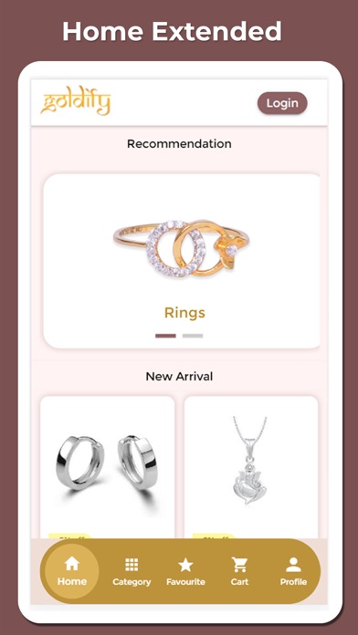 Goldify Jewellery Collection Screenshot