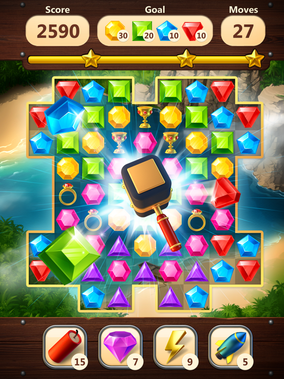Screenshot #5 pour Jewels Planet  - Match 3 Game