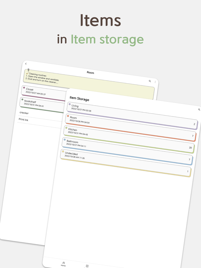 Dotory - Item management