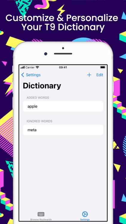 Retro Txt T9 Number Keyboard screenshot-3