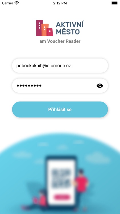 Aktivní město – voucher reader