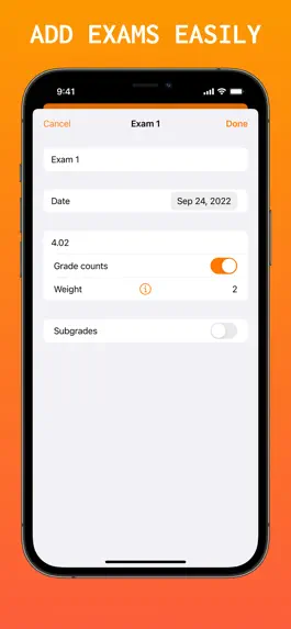 Game screenshot Grade Calculator - PlusPoints hack