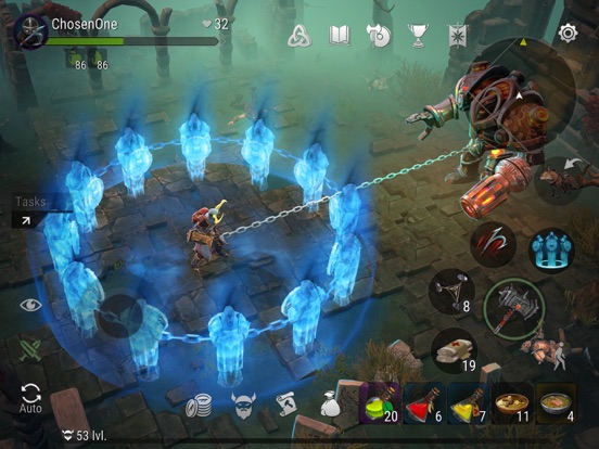 Frostborn: Coop Survival iPad app afbeelding 4