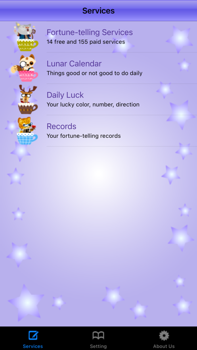 FortuneTeller. Screenshot