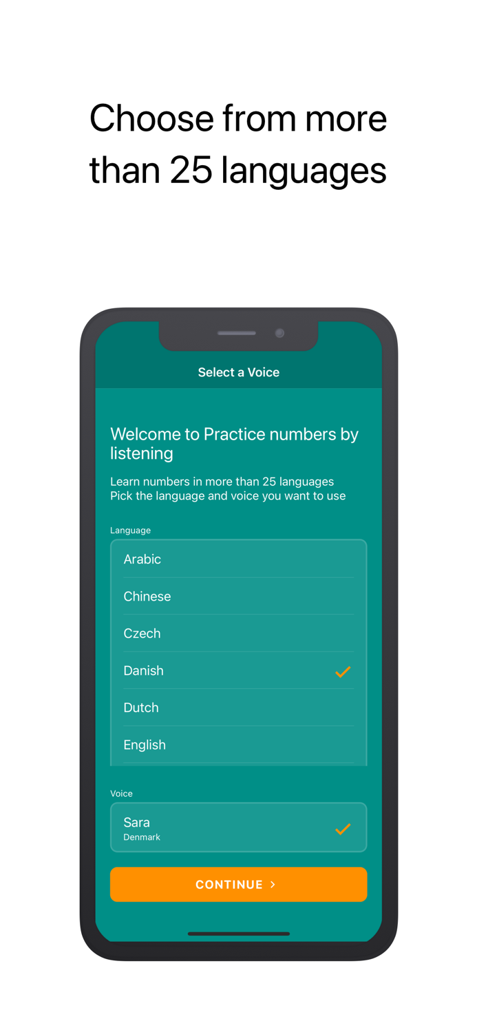 Practice Numbers by Listening