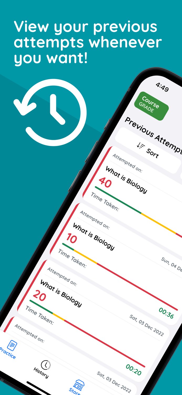 College Biology Quizzes