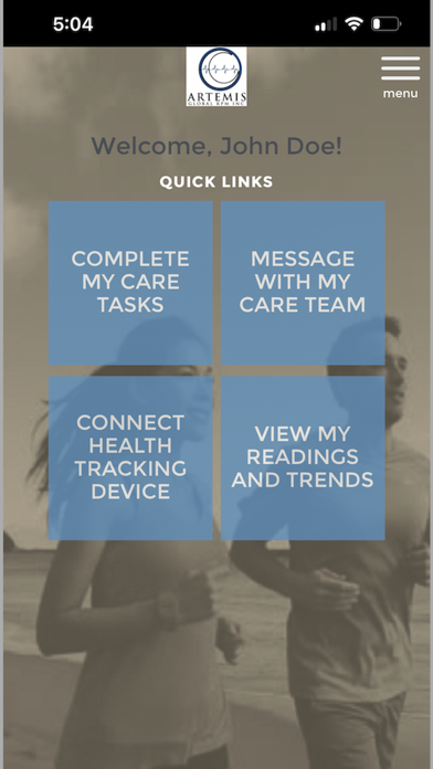 Artemis Health RPM Screenshot