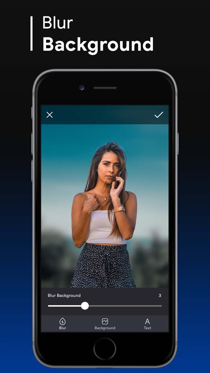 Auto Blur Backgrounds