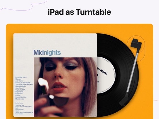 MD Vinyl - Widget & Player iPad app afbeelding 1