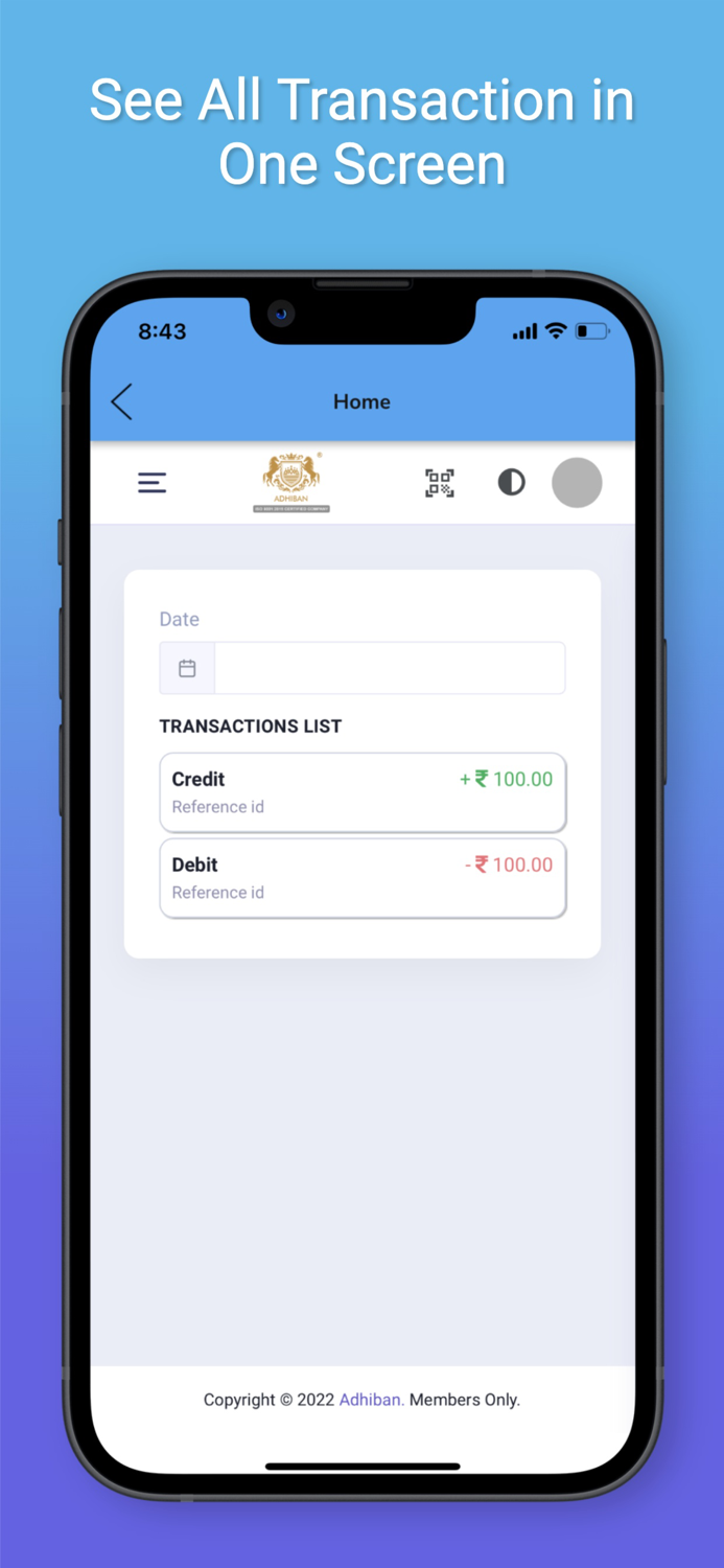 Adhiban - Mobile App