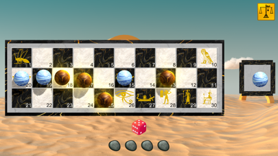Senet an ancient Egyptian game Screenshot
