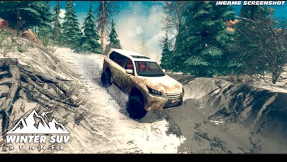 Winter SUV Mountains Runner Screenshot