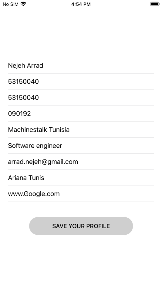 #2. My Bcard (iOS) 由: Machinestalk
