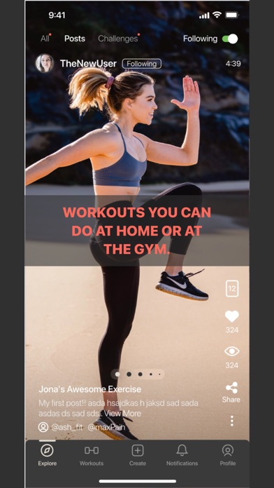 LFG Fitness Screenshot