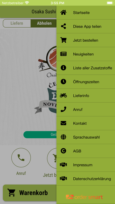 Osaka Sushi & Balkan Grill Screenshot