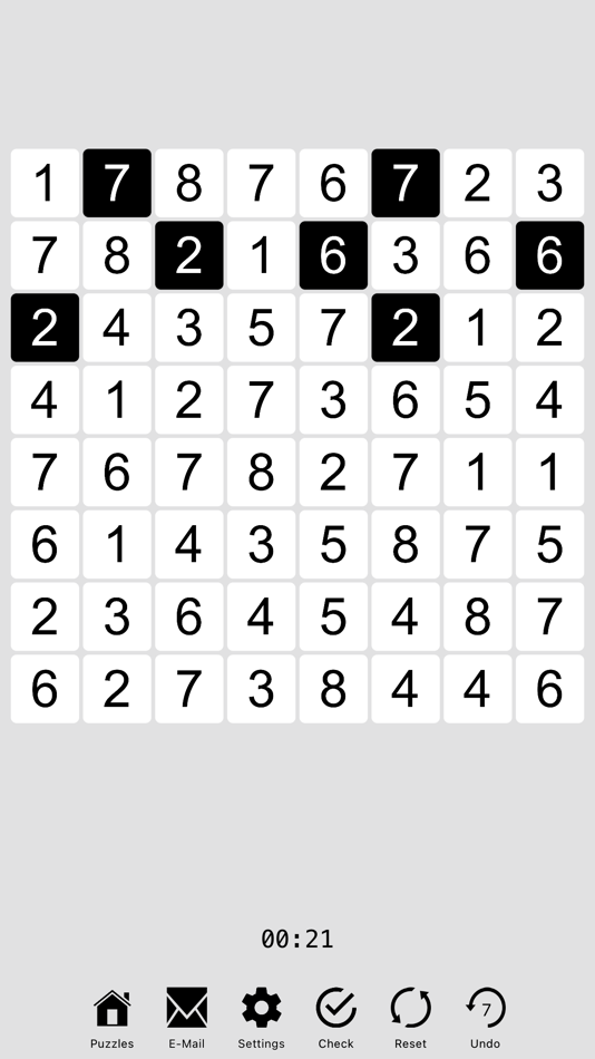 #1. Hitori - Logic Puzzles (macOS) โดย: Christian Lueth