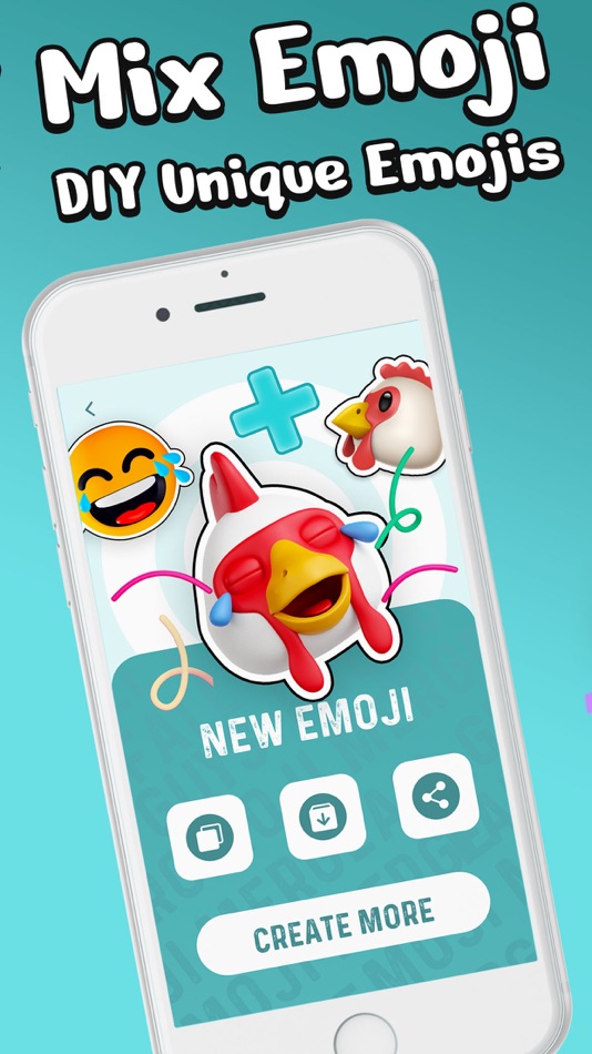 #2. Emoji Merge: Mix Sticker Maker (iOS) 由: Stickers Craft Studio