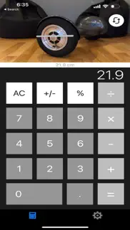 calculator + ar ruler black #1 iphone screenshot 1