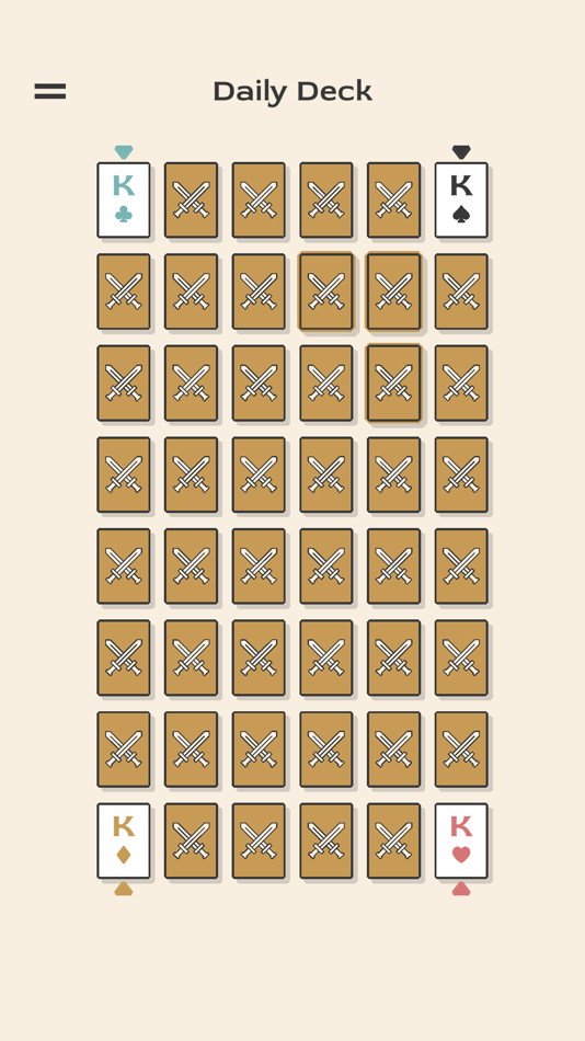 #3. King's Path Solitaire (iOS) 由: Beep Yeah!