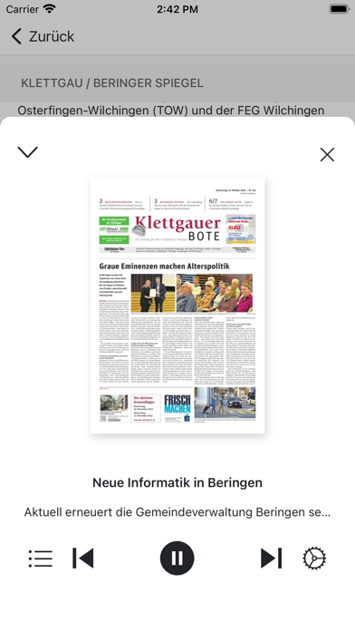 Klettgauer Bote Screenshot