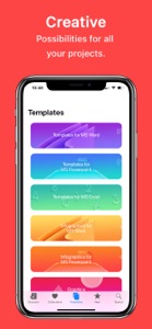 Bundle for MS Office Templates screenshot #1 for iPhone