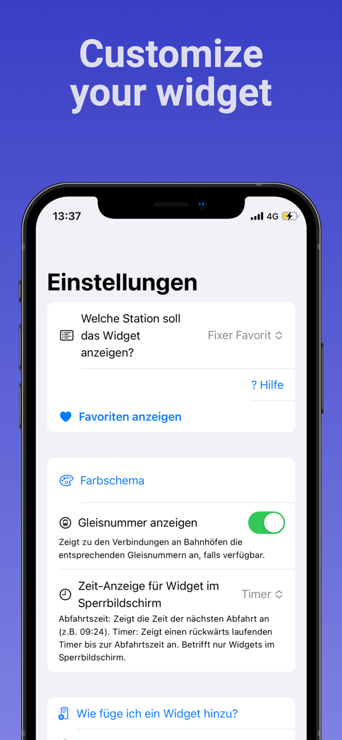 Raily Swiss Transport Widget