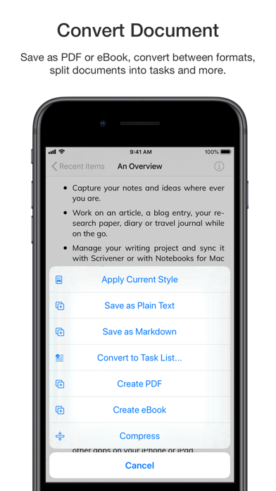 Notebooks – Write and Organize Screenshot