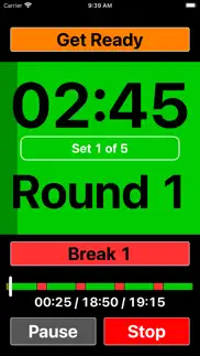 personal interval timer iphone screenshot 2