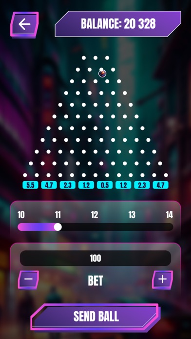 Plinko Cyber Futur Screenshot