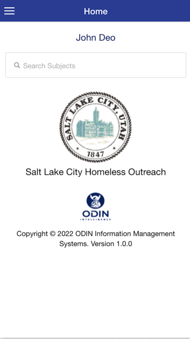 ODIN Community Safety Screenshot