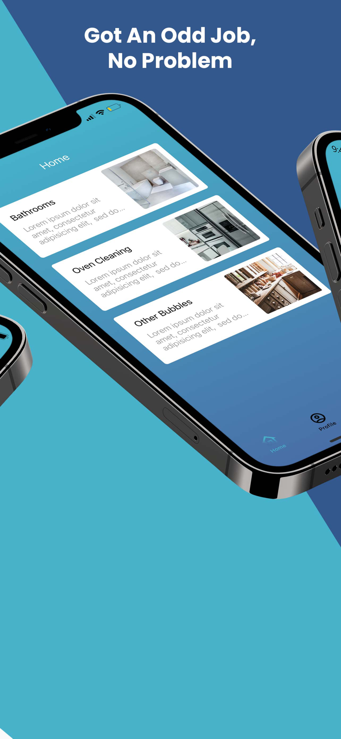 Bubbles Cleaning Service App