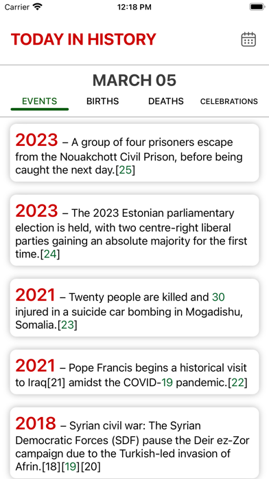 Screenshot #2 pour Today.In.History