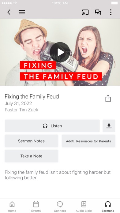 Forks Community Church Screenshot