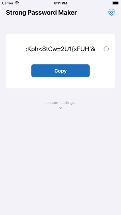 Strong Password Maker: Simple