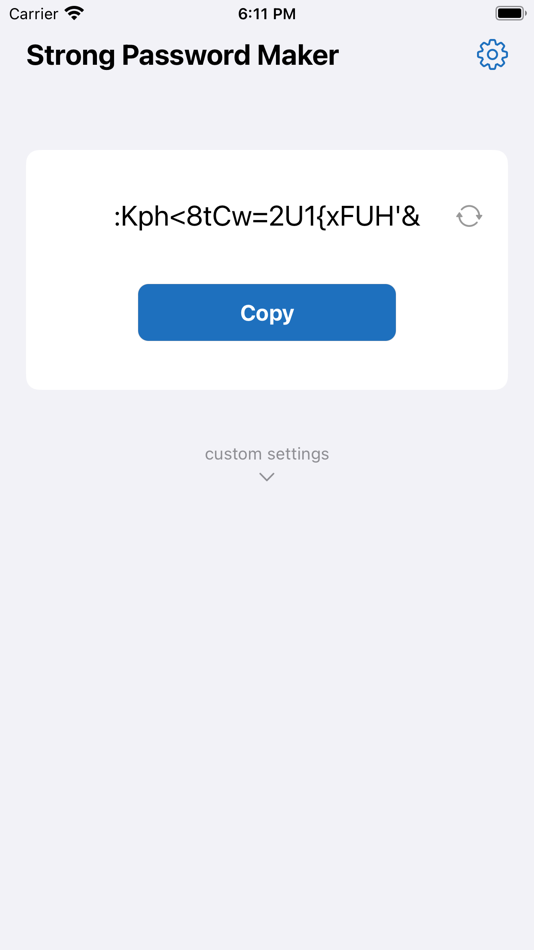 #1. Strong Password Maker: Simple (iOS) 게시자: Codepaint Inc.