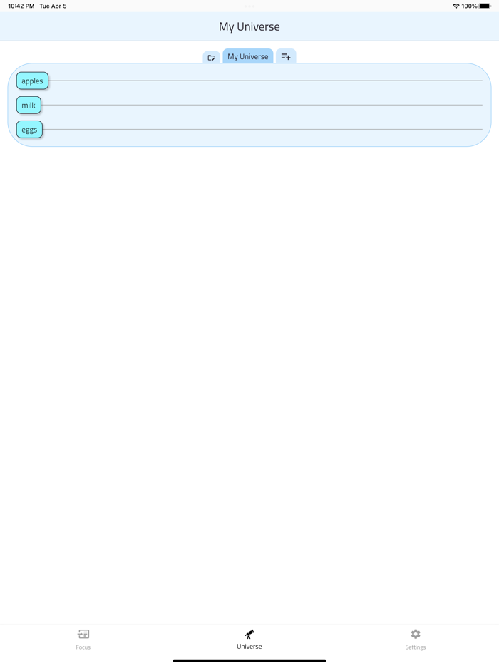 Youniverse life manager