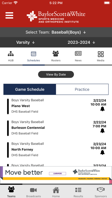 Duncanville ISD Athletics Screenshot