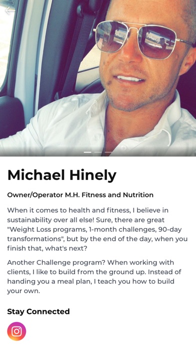 M.H. Fitness and Nutrition Screenshot