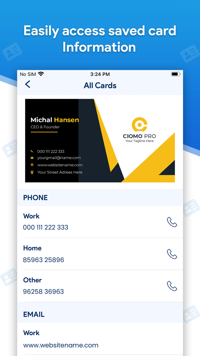 Card Scanner - Business Card